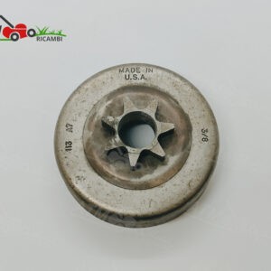 Pignone rocchetto campana frizione 3/8" 7 denti adattabile motosega Alpina Castor 70 70S 4121260